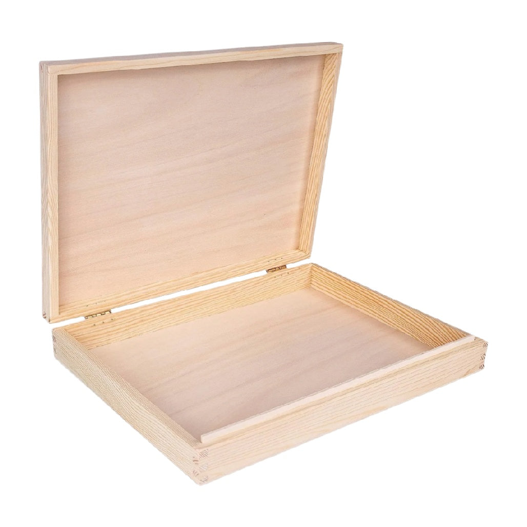 Boîte de rangement en bois pour documents et objets divers - 30 x 20 x 5
