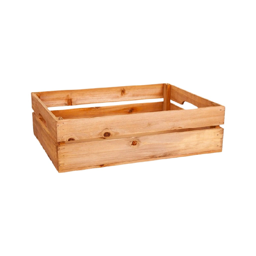 Caisson de stockage en bois - Pour l'organisation de divers objets - 40 x 30 x 10