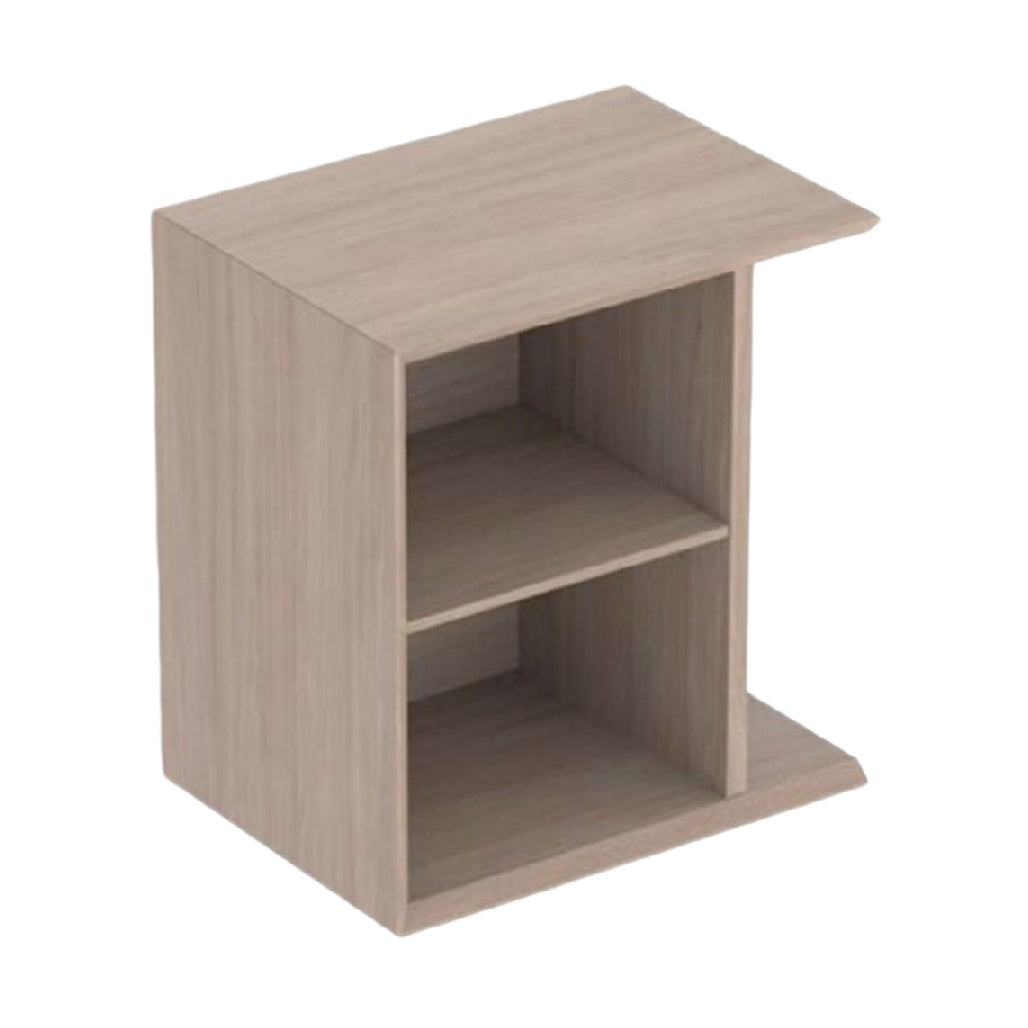 Table de nuit en bois avec étagères ouvertes pour chambre - 30 x 30 x 40